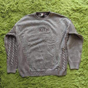 KITH MULTIPATTERN SWEATER BROWN